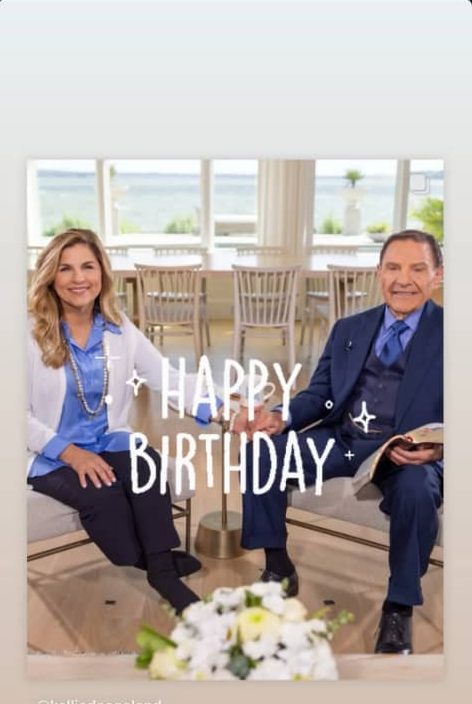 Happy 88th Birthday Pastor Kenneth Copeland.